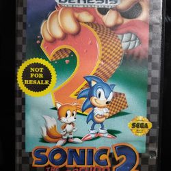 Sonic the Hedgehog 2 Retail Release Sega Genesis