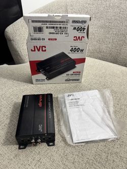 JVC KS-DR1004D Compact 4-Channel Marine/Motorsports Amplifier 45W RMS x4 *Read*