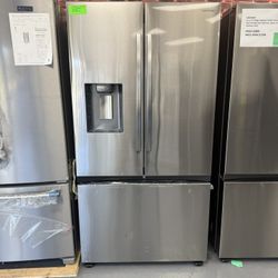 Samsung 26 cu. ft. 3-Door French Door Counter-Depth Refrigerator with External water and ice dispenser in Stainless Steel