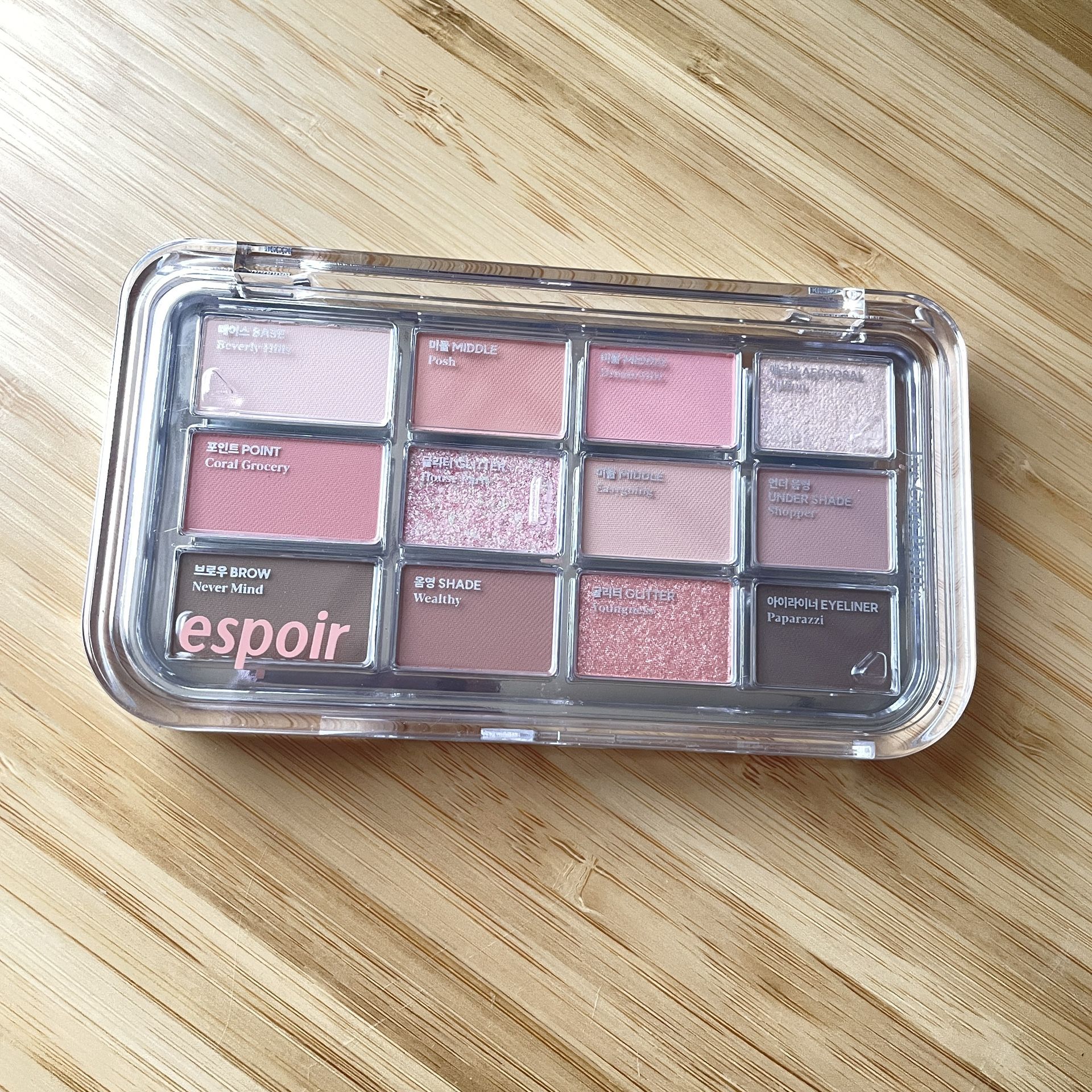 ESPOIR Eye Core Palette Posh Coral 12-Pan Eye Shadow