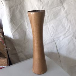 Beautiful Solid Wood (maple, I think) Tall Candle Stand
