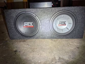 MTX Audio Dual Subwoofer Box