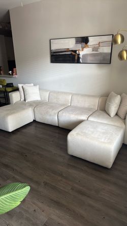 Cream Sectional