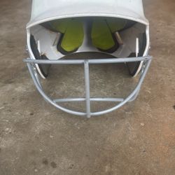 Easton white small Softball Helmet 