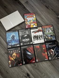 PlayStation 2 Console with 9 Games Bundle