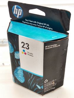 HP 23 tricolor original ink cartridge single pack