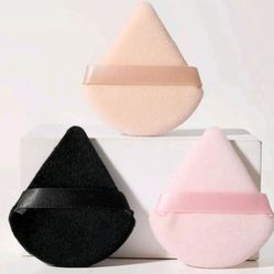 NEW Skincare Triangle Powder Puff Soft Makeup Sponges (24ct) Wet Dry Use 🔥Urban Butterfly Makeup Brush Cleaning Mat PURPLE! Brand New Sealed!!! 🔥