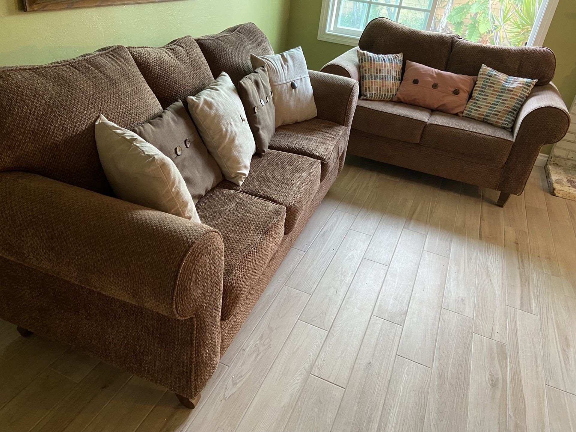 Sofa and Love Seat Combo