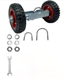 Vlaeng 6-Inch Sliding Gate Wheels, 6001b Capacity Double Wheel #0460//3-55