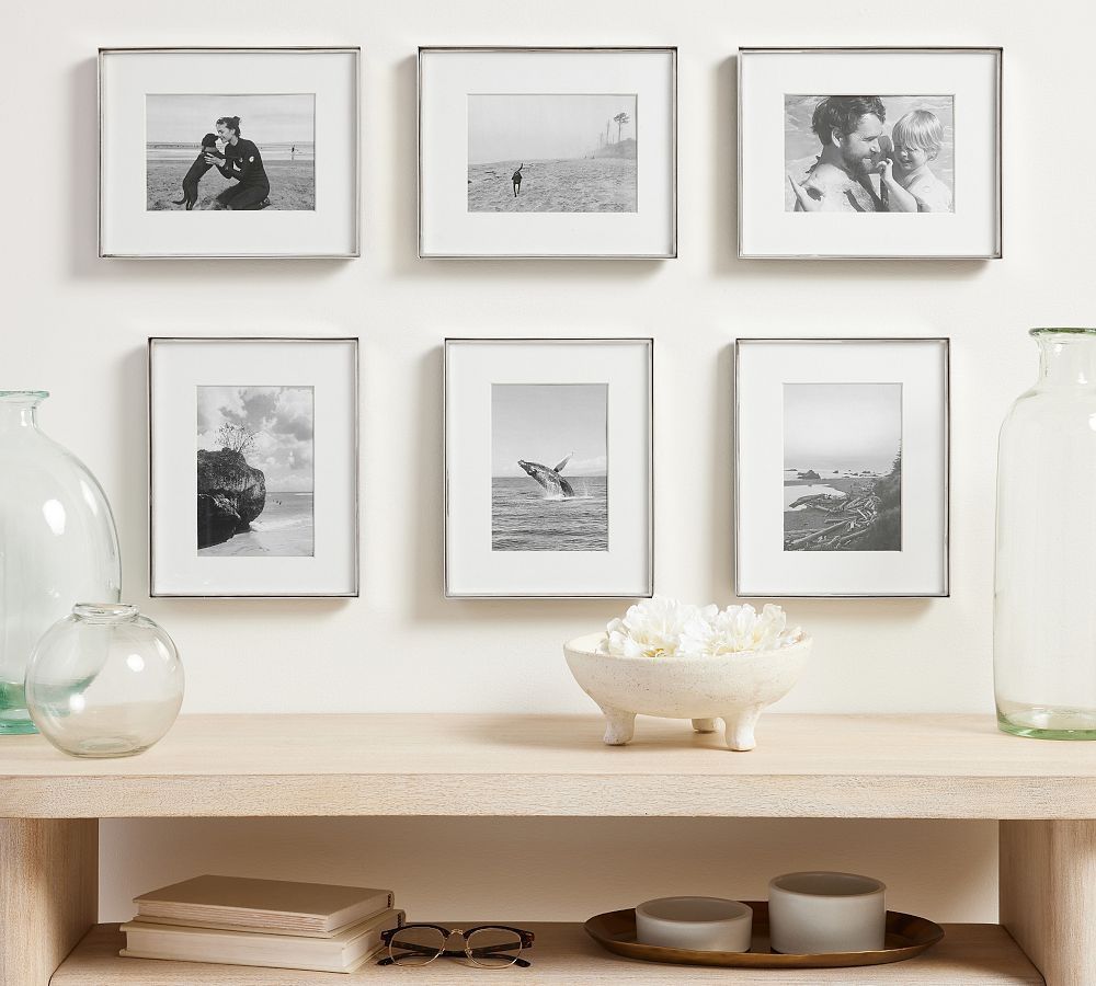 Pottery Barn “Stowe” Picture Frames Set Of 6