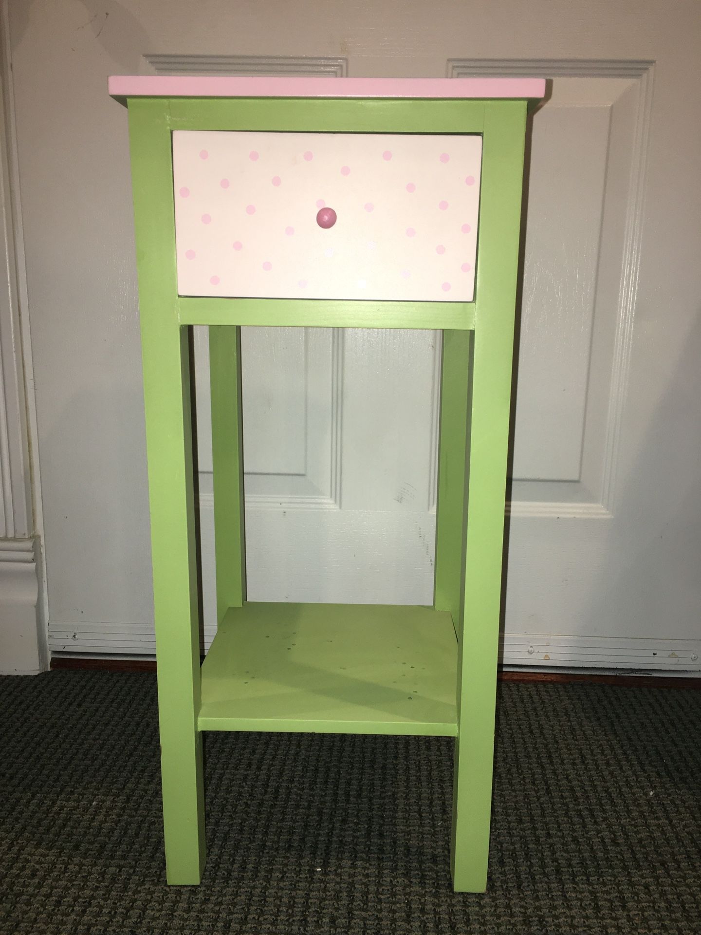 Girl Side Table/ Nightstand