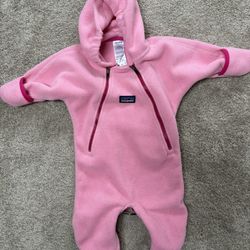 Patagonia Baby Bunting - Pink 0-3 Months