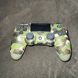 PS4 Controller Authentic Green Camo 