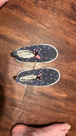 Cat & Jack Toddler Girls Canvas Slip-On Shoes