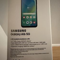 Samsung Galaxy a16  new cricket att 5g