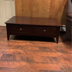 All Wood Coffee Table 