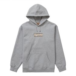 Supreme Burberry Box Logo Hoodie Sweatshirt