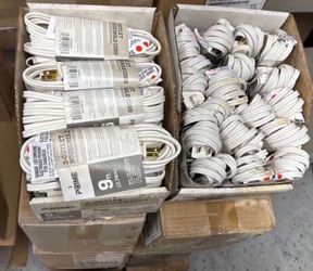 9ft Extension Cord / Cable 3 outlet