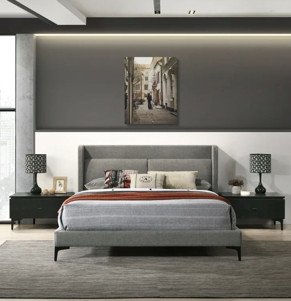 Armen Living Legend 3-Piece Queen Bedroom Set