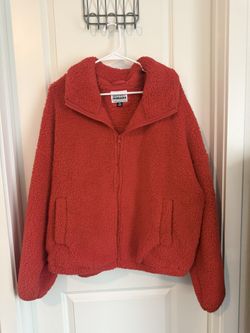 Red Sherpa Jacket