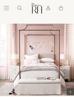 Restoration Hardware Cecily Queen Bed Frame