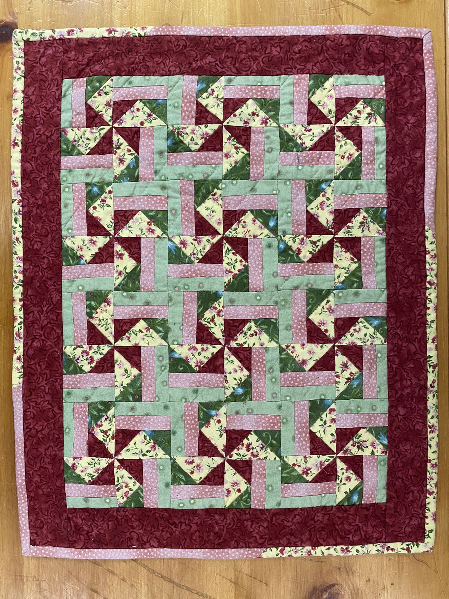 Hand Quilted Table Place Mat 