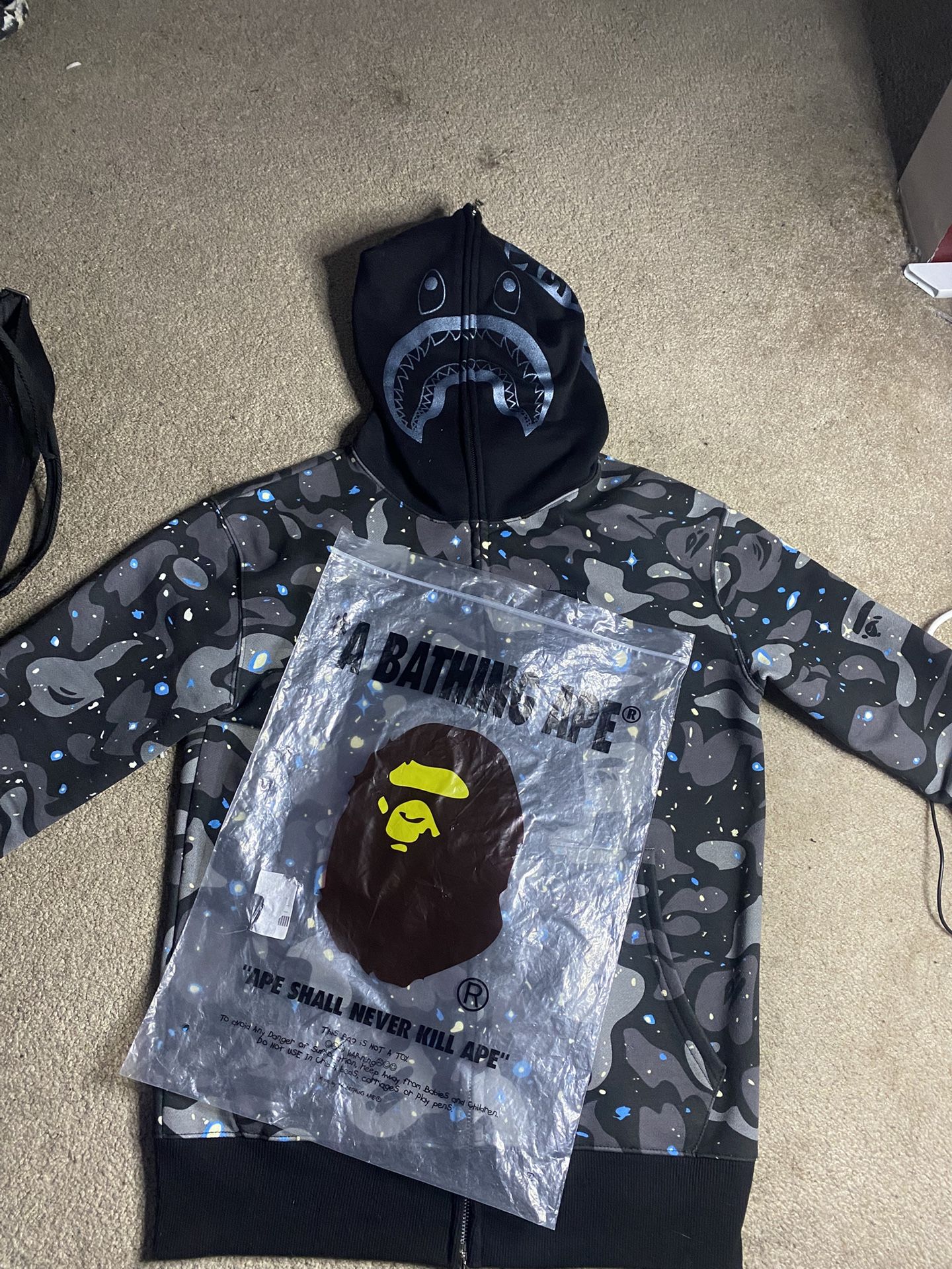 Bape Hoodie Glow In The Dark