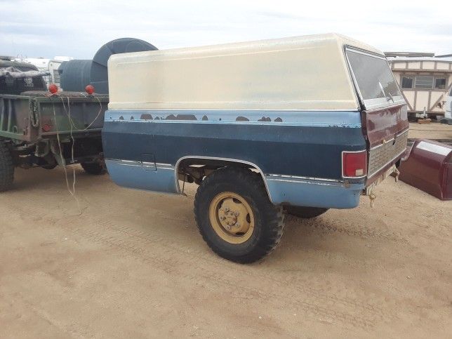 Trailer Military Truck Bed 8ft Dual Gas Tanks Camper Shell Overland