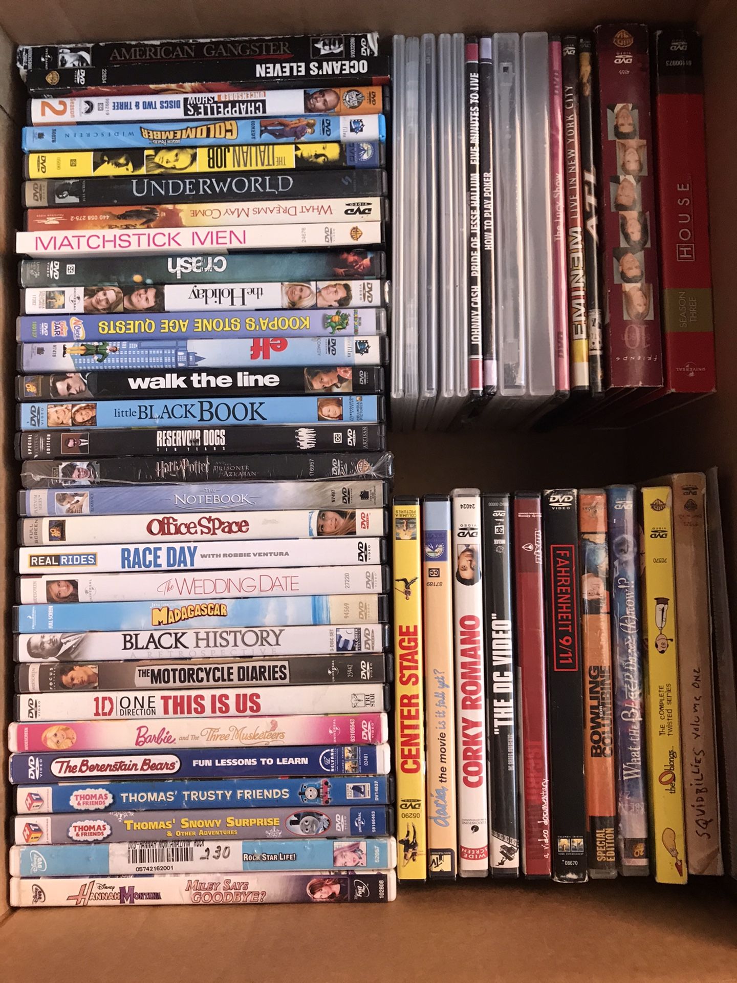 50 DVDs Movies