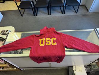 USC embroidered/stitched pullover hoodie men’s size small