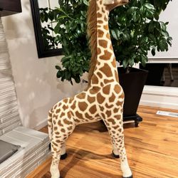 Melissa & Doug giraffe stuffed animal. 