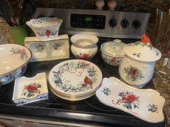 Lenox winter greetings Christmas china