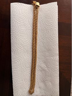 10kt Cuban link necklace 80g