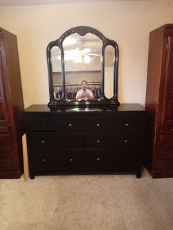 Dresser And Mirror