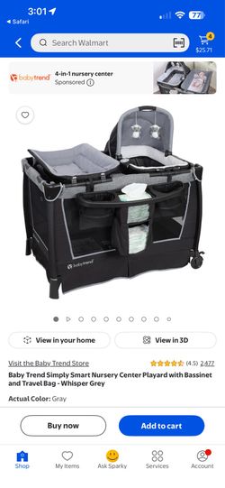 Baby Trend Playpen plus attachments