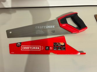 Craftsman 15-inch Wood Hand Saw, 8 TPI Universal Cut