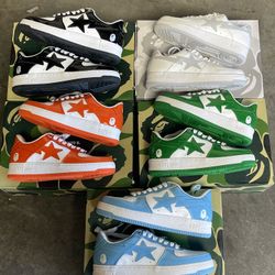 Bathing Ape Bapestas - 5 Colors