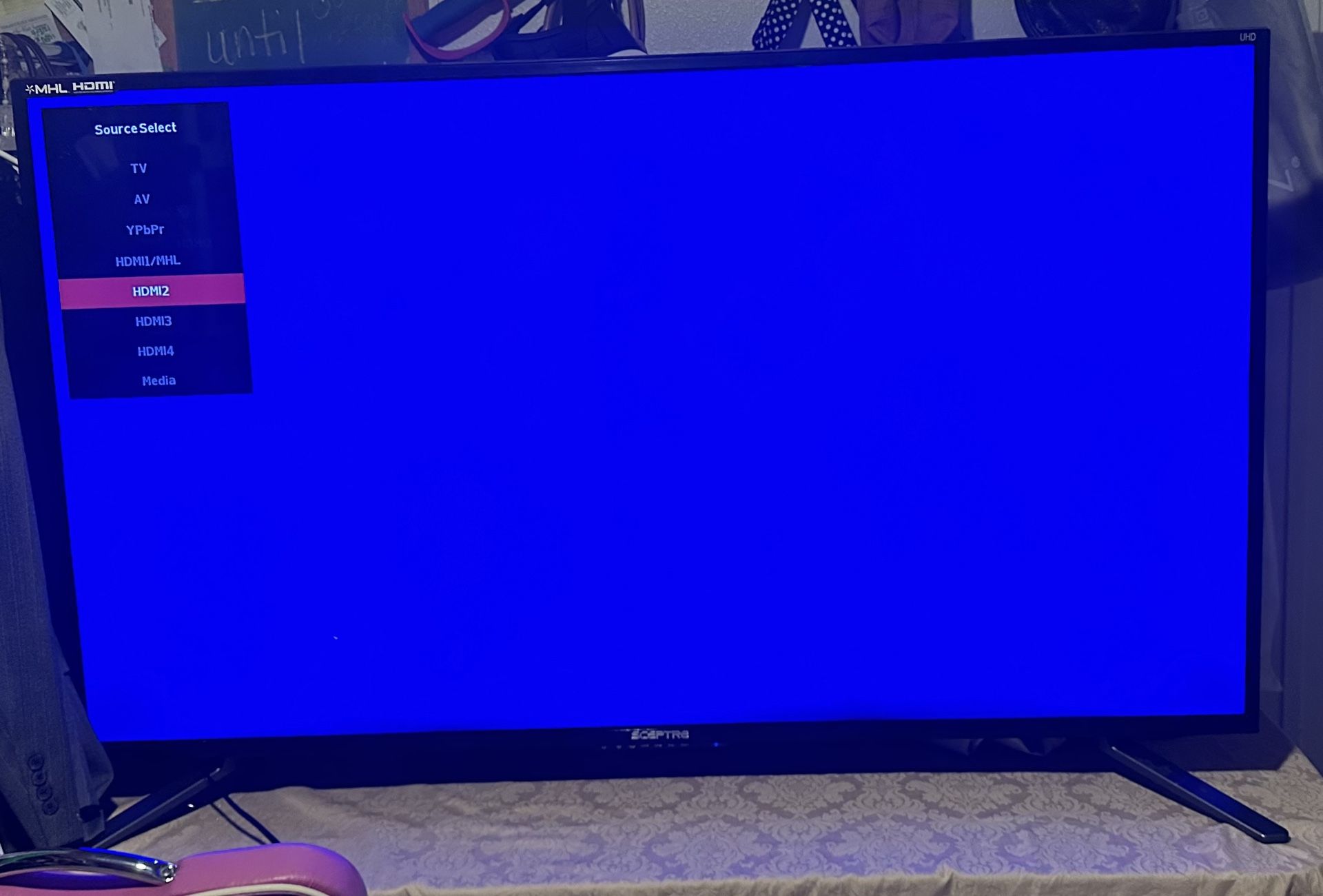 55” 4K Sceptre TV