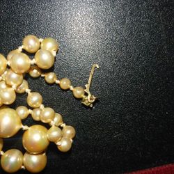 Pearl Gold Necklace 10K