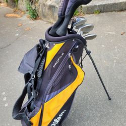 Wilson Profile Jr. Golf Set, 11 Clubs & Bag