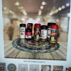 Beautiful Glass Lazy Susan. New. 