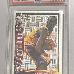 Kobe Bryant 1996-97 Topps Youthquake Chrome PSA 8 Near MINT graded rookie card