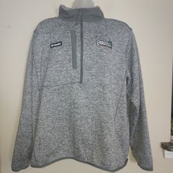 Columbia Fleece Pullover Mens Size XXL 1/4 Zip Coastal Carolina Jacket 
