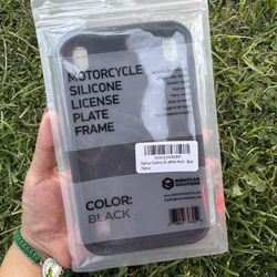 Motorcycle Silicone License Plate Frame 