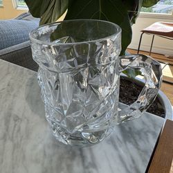 Tiffany & Co. Rock Cut crystal beer mug