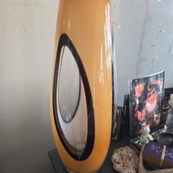 Hand Blown Vintage Glass Vase, Extra Huge! High Quality