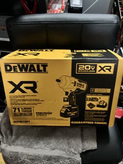 Dewalt 20v High Torque Impact Wrench 1/2 Brushless XR Brand New Tool Only