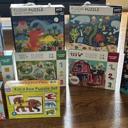 2+ 3+ puzzles (10 Boxes, Up To 24 Pieces)