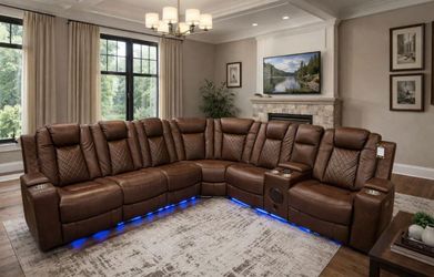 BROWN SOFA RECLINER