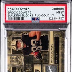2024 Brock Bowers Gold 1/1